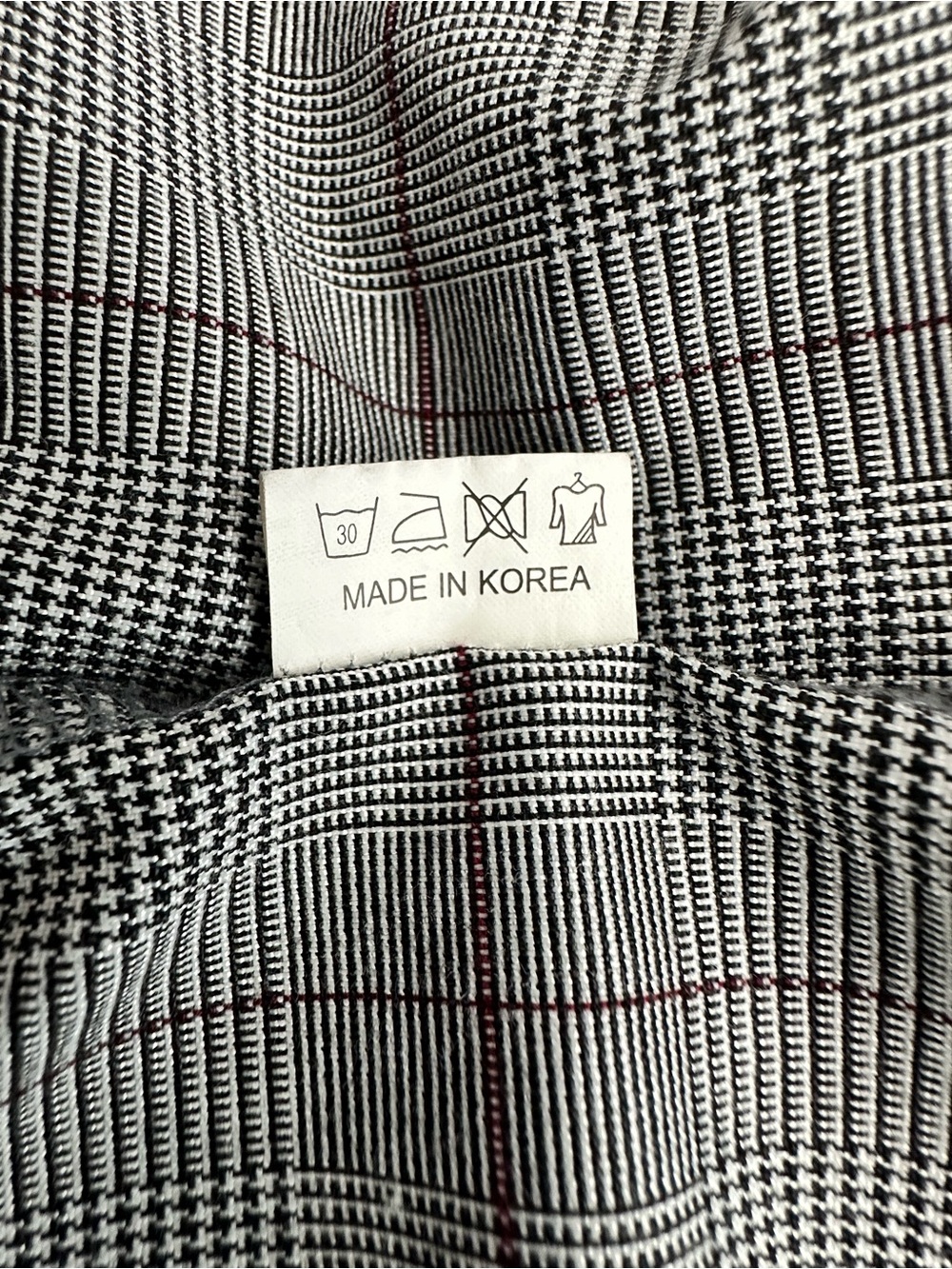 New Revival Women’s Oversized Plaid Belted Button Down Shirt Gray Size M - Picture 14 of 16